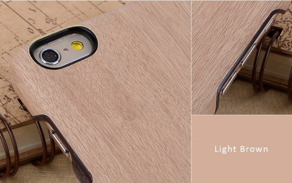 Kajsa ® Wood Pocket Card Holder Back Cover For Samsung S6 Edge