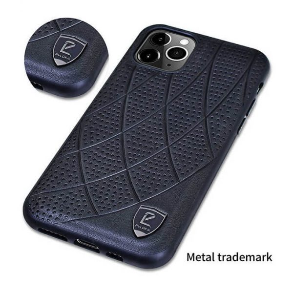 Puloka ® Fashion Leather Back Cover For iPhone X / Xs