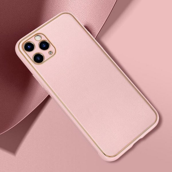 Luxury Leather Plating With Camera Protection Cover For iPhone 13 Series-7