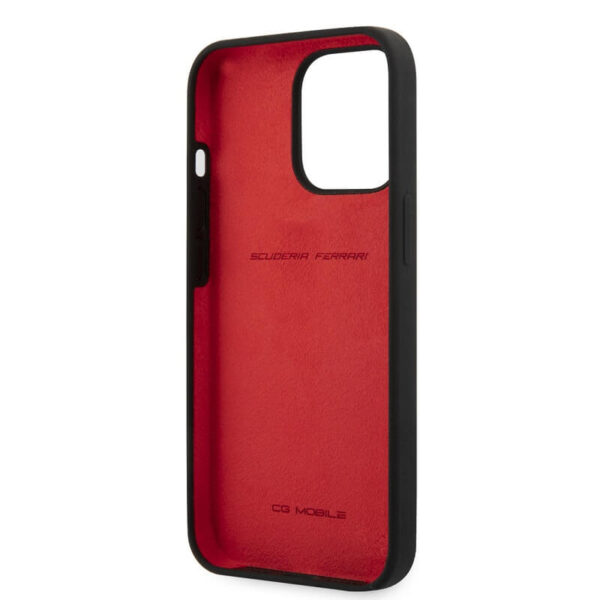 Ferrari Microfiber Silicone Mobile Cover For iPhone 13 Series-3