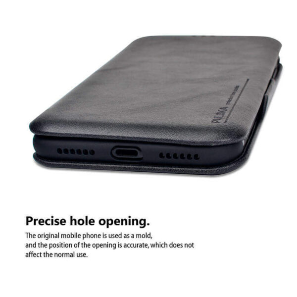 Puloka Multi Function Card Holder Leather Flip Wallet Mobile Cover For Apple iPhone 13 Series-9