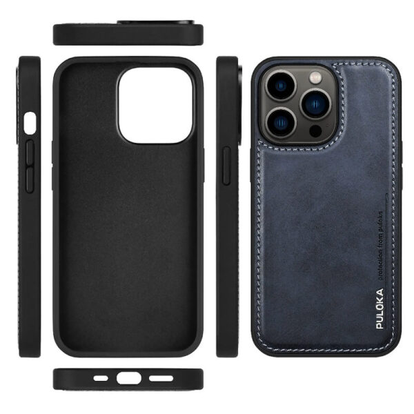 Puloka ® Extravagant Luxury Leather Mobile Cover For iPhone 13 Series