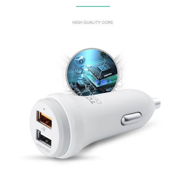 Totu ® Dual USB Car Charger For Fast Charging 2 Port Travel Adapter