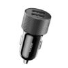 Rock ® Dual USB Car Charger For Fast Charging Metal 2 Port Travel Adapter Rock ® Dual USB Car Charger For Fast Charging Metal 2 Port Travel Adapter